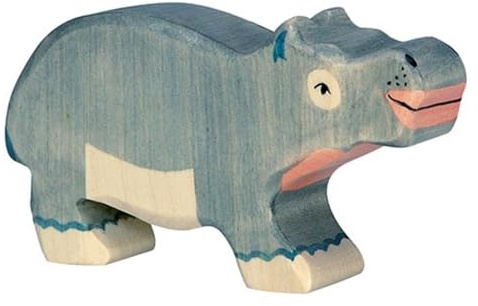 Holztiger Nilpferd, klein, 80162