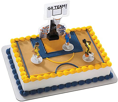 Basketball All Net DecoSet Cake Decoration - Boys