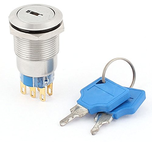 sourcing map 19mm 6 Pin DPDT NO/NC 3 Positionen schlüsselschalter de DE de