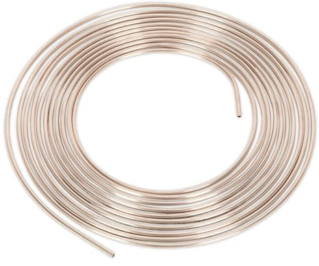 Sealey CNP316 Brake Pipe Seamless Tube Cupro-Nickel 22 Gauge 3/16 x 25ft BS EN 12449 CW024A