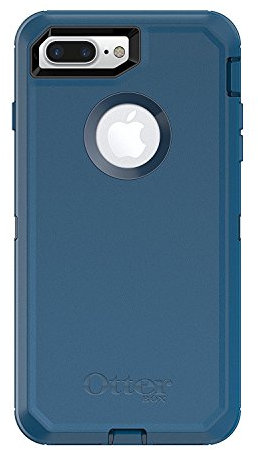 Rugged Protection OtterBox DEFENDER Case for iPhone 8 Plus and iPhone 7 Plus - Retail Packaging - BESPOKE WAY (BLAZER BLUE/STORMY SEAS BLUE)