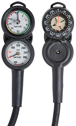 Seac SUB - 0600012000000A/396 : Konsole MIT Barometer, TIEFENMESSER UND TAUCHKOMPASS