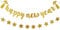 2022 Happy New Year Banner, 2022 New Year Golden Wine Bottle Star Hanging Sign Happy Silvester Party Dekorationen Gold Glitter Neujahr Hintergrund Decor Supplies