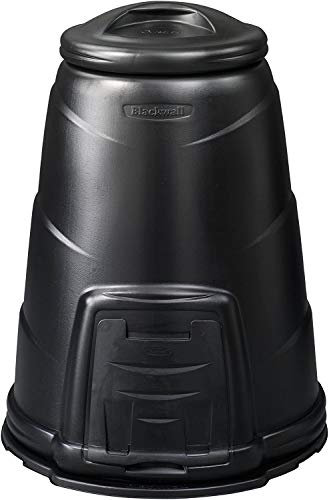Blackwall 330 litre Black Compost Converter, Organic Garden Composter, Includes Base Plate bundle