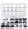 XPOOS 225 Stück Gummi Dichtungen Ringe Kit, O-Ring Sortiment Gummi von 18 verschiedenen Größen, Schwarz Hydraulic Plumbing Dichtungen Dichtungssatz für Reparatur Autos Sanitär Werkstatt Hydraulik