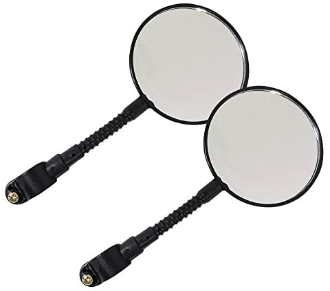 2x Red Loon Kinder Fahrradspiegel für Lenker - Rückspiegel Fahrrad Fahrradrückspiegel Kinderfahrrad - Lenkerspiegel Fahrrad Spiegel Rückspiegel - rechts & links - Kinderrad Roller Lauflernrad Dreirad