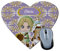 Maus Pad Personnalisable. Tapis Souris Personnalisable. Tapis Gamer. 23,5x19,5cm. Base en Caoutchouc Antidérapant. Mouse Pad. Cœur. Zelda