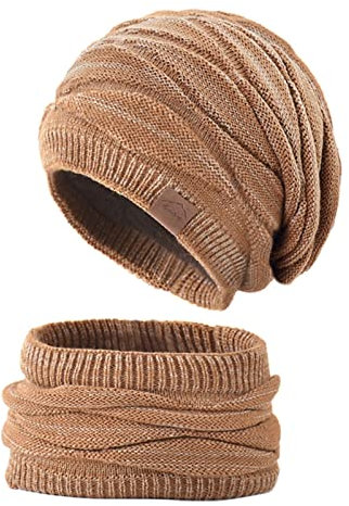 omen Halswärmer, dehnbar, kältebeständig, hohe Elastizität, Herbst, Winter, Männer, Frauen, Wollgarn, Schal, Mütze, Kit für den täglichen Gebrauch, Khaki