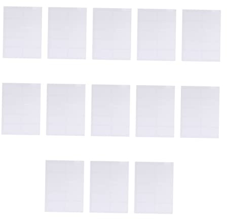 STOBOK 10sets Name Label Stickers Self-adhesive Price Stickers Washable Name Tags for Fridge Organiser