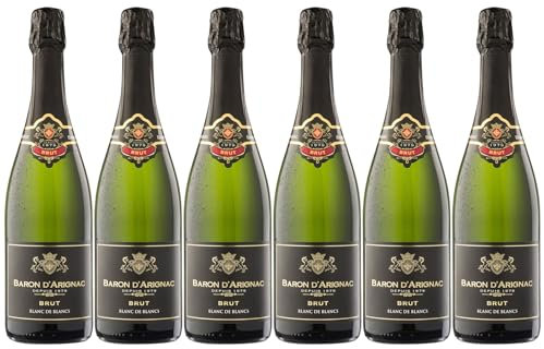 Baron D'Arignac - Bianco Spumante, Blanc de Blancs, Brut (6 x 0,75l)