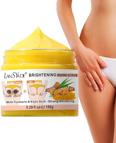 mingchengheng Bikini-Peeling, Kurkuma-Gesäßpeeling, biologisches, natürliches, wirksames Bikini-Peeling für jede Haut