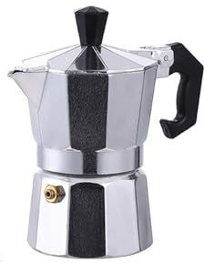 Cafetière italienne, cafetière à moka, 1, 2, 3, 6 et 9 tasses, percolateur pour cuisinière à gaz, four électrothermique, expresso (100 ml)