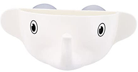 MAGICLULU Zahnbürstenhalter Mit Saugnapf -Design Aufbewahrungsregal Für Zahnpasta Und Zahnbürsten Badezimmerzubehör Für Zuhause Weiß