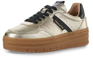 Tamaris Damen Schnürer metallic 42