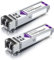 REDLUX 1G SFP Transceiver, 1000Base-SX SFP Module, 850nm MMF, Dual LC Connector, up to 550-meter, Compatible for Cisco SFP-1G-SX, Meraki, Ubiquiti UniFi, Fortinet and More. 2-Pack.