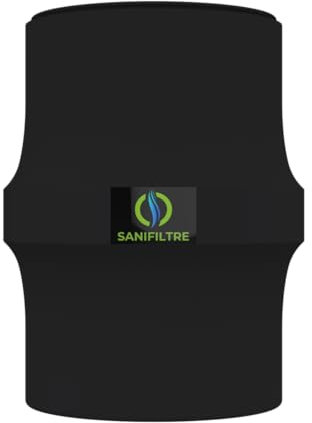 HYDRODIV - Filtre Anti-Odeurs Fosse Septique - Rechargeable - Charbon Actif De Qualité - Fosse Septique Entretien - Installation Facile - Durable - Fabriqué En France (Noir)