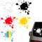 5 Stück Farbkleckse Aufkleber Klecks Sticker Wasserdicht Autoaufkleber, Graffiti Sticker, für Auto Autofenster Stoßstange Laptop Motorrad