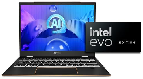 MSI Summit E13 AI Evo A1MTG-037IT, Notebook 13.3” 16:10 FHD+ Touch, Intel Core Ultra 7 155H, Intel ArcSSD 1TB PCIe4, LPDDR5 32GB, WiFi 7, 80.25Whr, Win 11 Pro, [Layout e Garanzia ITA]