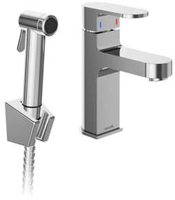 CR 112.01CR Robinet de lavabo avec douchette bidet sans bec Chromé RAVAK
