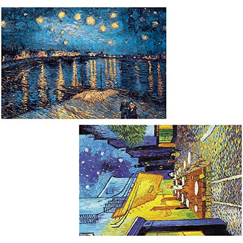 Zghhc 2set Mini Rohr Tasche Puzzle Malerei Sternen Himmel Landschaft Kleine Jigsaw Puzzle Spielzeug Wohnkultur Für Erwachsene/Kinder