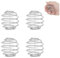 Shaker Balls 4 Pcs 2.1-Inch Large Size Shaker Balls for Milkshake and Salad Dressing Mixing Ball for Shaker Cup Bottle Mixer Tools for Kitchen 304 Stainless Steel Shaker Balls (4pcs)