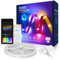 VKH LED Strip 5m, RGB-IC LED Streifen mit App, Segmentcontrol, Farbwechsel, Musik Sync, LED Lichterkette für Party, Zuhause, Schlafzimmer, Gaming, Küche Deko