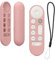 kwmobile Case Compatible with Google TV Streamer 4K Case - Soft Silicone Cover for Remote Control - Dusty Pink