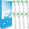 IO Aufsteckbürsten Kompatibel mit Oral b IO Elektrische Zahnbürsten, iO Zahnbürste Aufsätze, Aufsteckzahnbürsten Kompatibel mit iO 2/3/4/5/6/7/8/9/10, 8 stück weiß