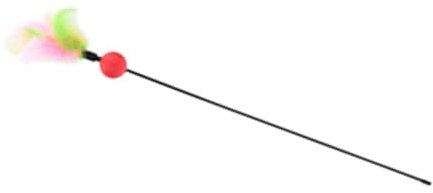 FONDOTIN Katzenstab Spielzeug Fächer-Teaser Für Katze Bunter Katzenprodukte Interaktives Kätzchenspielzeug Katze Bewegung Und Stimmung Lindern Haustier Interessanter Machen