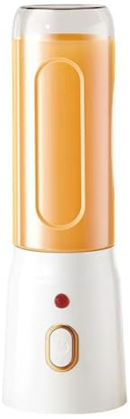 Kdouehg 450ml Blender Double Cup USB Rechargeable with 10-Blades Smart Safety Lock Travel Fruit Juicer Cup Handheld Fruit Blender Juicer Cup