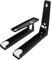 BAZEITFLOW 2 Soportes Retráctiles Para Estantes De Cocina Soportes Para Microondas Soportes De Pared Para Horno Microondas Plateados Para Horno Microondas Tostador Papel De Aluminio