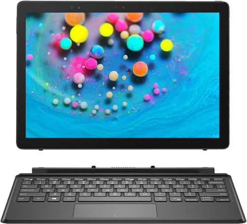 Dell Latitude 5285 2-in-1 Laptop, 12.3-Inch FHD Touscreen Notebook, Intel Core i5-7300U, 8GB RAM, 256GB SSD, US QWERTY Keyboard, Windows 11 Pro (Renewed)
