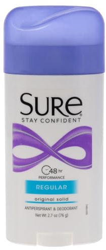 Original Solid Anti-Perspirant Deodorant – Regular Scent by Sure for Uni – 65 ml