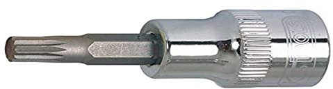 KS Tools 918.1445 Douille tournevis 1/4 XZN CHROMEplus Longueur 37 mm M8
