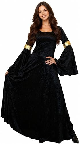 Maylynn 10923 - Costume médiéval/elfique - noir - S