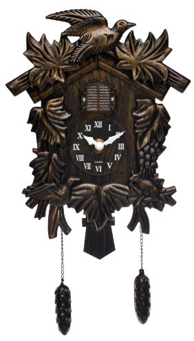 Acctim 27438 Feldburg Cuckoo Wall Clock, Antique Bronze