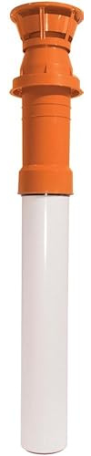 Terminal vertical Rolux gaz concentrique 80 125 noir UBBINK 184118