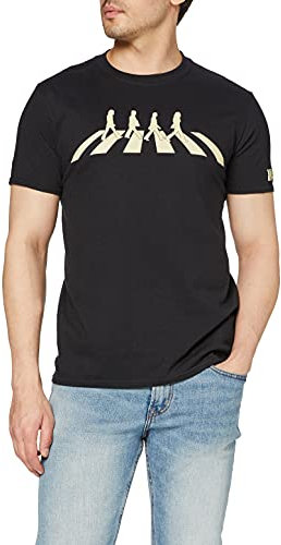 T-Shirt # Xxl Black Unisex # Abbey Road Silhouette