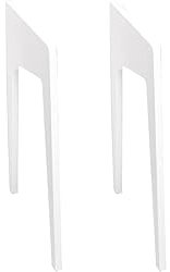La Boite Concept LD120 / LD130 Blanc Laqué - Pieds pour Station HiFi (la paire)