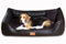 tierlando Maddox Komfort Hundebett Hundesofa Kunstleder S - XXL Größe: MN5-LL 120cm | Farbe: 03 Schwarz