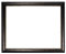 Barockrahmen braun fein verziert 246 Noce, Leerrahmen, 60x80 cm