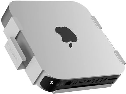 SABRENT Mac mini Mount, VESA Mount for Mac mini M1 Premium Aluminum Wall Mount | Under Desk Mount | Behind Monitor, Table Bracket Frame Stand Designed to fit Mac Mini's from 2010 and Newer (BK-MACM)