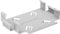 SABRENT Mac mini Mount, VESA Mount for Mac mini M1 Premium Aluminum Wall Mount | Under Desk Mount | Behind Monitor, Table Bracket Frame Stand Designed to fit Mac Mini's from 2010 and Newer (BK-MACM)