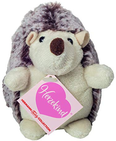 Teddy Hermann 92120 Igel Hansi 9 cm, Kuscheltier | Besonders flauschiger Premium-Plüsch, mit viel Liebe zum Detail, ab 0 Monaten, waschbar, Füllung mit recyceltem Polyester