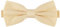 Ladeheid Herren Schmale Fliege M (12cm x 6cm), Beige, 12cm x 6cm