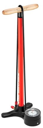 LEZYNE Sport Floor Drive-Manomètre 3 5 Bomba de pie, Adultos Unisex, Fire Red, Talla única