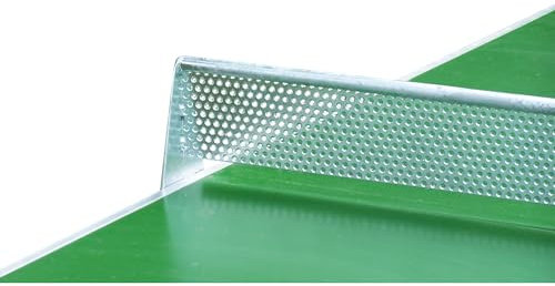 Sport-Thieme Tischtennisnetz Stahl | Wetterfest, extrem stabil für Outdoor | Für Beton-Tischtennisplatten | Silber | Metallnetz, permanente Befestigung