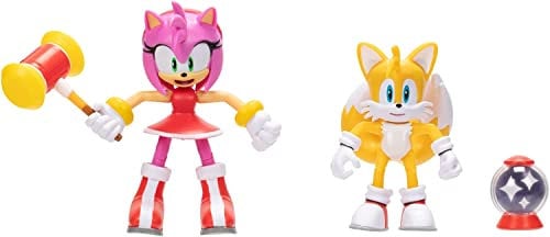 Sonic The Hedgehog 415944 Actionfiguren, Modern Tails & Modern Amy