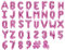 DaLoKu Folienballon Buchstaben Zahl 35cm Luftballon Geburtstag Hochzeit Babyparty Silvester Dekoration, Farbe: Pink, Größe: Buchstabe - I