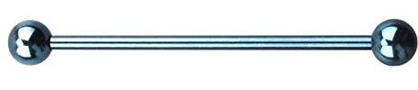 Industrial Piercing Titan G23 Barbell Stab 32mm-lightblue